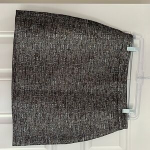 Banana Republic Shimmery Silver Mini Skirt, 8